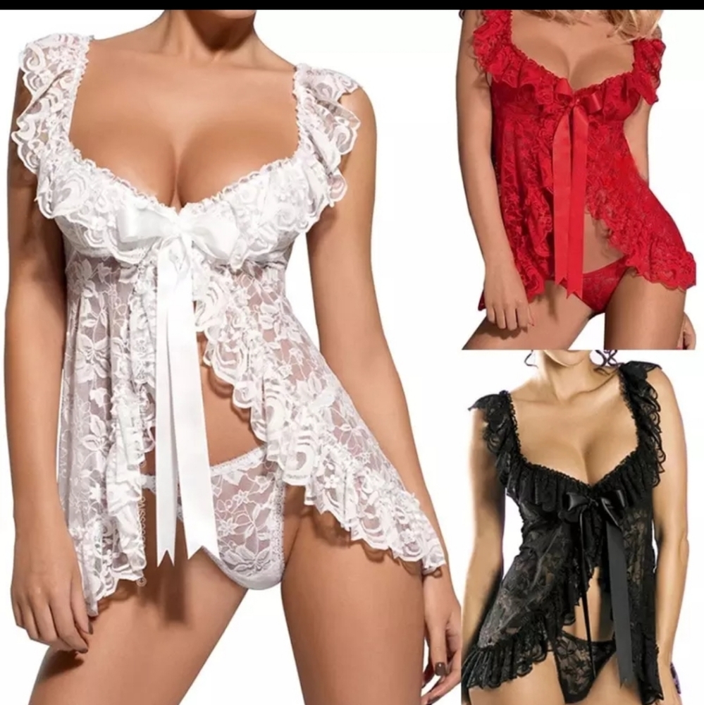 New Women sexy lingrie white